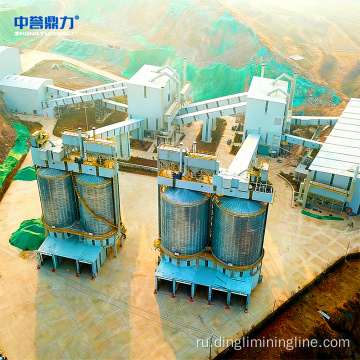 Линия по производству песчано-гравийного заполнителя производительностью 1000 тонн в час